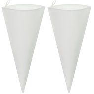Cake Decorating Bags - 2-Piece 18 Inch Cotton Canvas Frosting Icing Piping Bag for Pastry, Cakes, and Cupcakes...