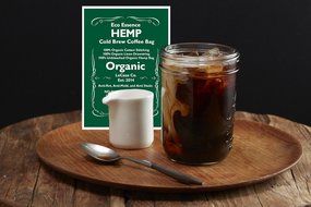 Organic Hemp Cold Brew Coffee Bag - Nut Milk Bag - 6"x10" - 2 Packs -Free E-Book- 100% Natural, No Harmful Chemicals N4