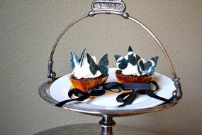 Edible Butterflies &copy; - Small Black Set of 24 - Cake and Cupcake Toppers, Decoration