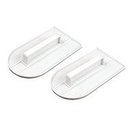 SODIAL(R) Cake Smoother Decorating Polisher Sugar Craft Sharp Edge Kitchen Modelling Tool-2 PCS N3