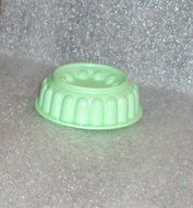 Rare Tupperware Collectible Jel-Ring Jello Mold Green Magnet Mini N2