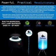 Tidalpool Portable Clothes Dryer - 1200W Electric Laundry Drying Rack with Heater UV Light N5