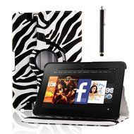 TOPCHANCES Auto Sleep/Wake Function 360 Degree Rotating Smart Case Cover for 8.9 inch Kindle Fire HD(2012 Version... N8