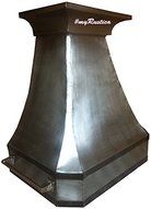 Zinc Exhaust Hood Wall Mount (natural smooth, 54") N2