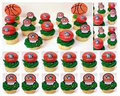 BROOKLYN NETS 14 Piece NBA Basketball Birthday Party Cupcake Topper Set - Includes All Cupcake Toppers and Accessories...