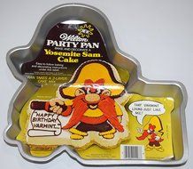 Wilton Yosemite SAM Cake Pan Looney Tunes Cowboy Gun 1981, # 502-2908 Retired