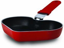 Ecolution Ekem-0115 6-Inch Heart Shaped Pan, Mini, Red( Pack of 3 )