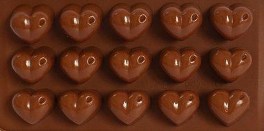 3s Supply Heart-shape Silicone Ice Chocolate Cake Jelly Candy Mould Mini Tray Pan Cube N4