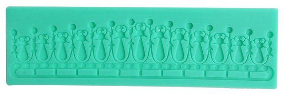 C-Pioneer Style Silicone Lace Cake Fondant Mold Mould Decoration Mat High Quality (6) N7