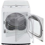 LG DLEY1701WE Bravos XL 7.3 Cu. Ft. White With Steam Cycle Electric Dryer - Energy Star N3