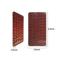 Cherryard Happy Birthday Alphabet Digit Silicone Chocolate Candy Molds