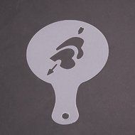 3.35&quot; Coffee Barista Cookies Cappuccino Art Stencils, 8Pcs (Christmas) N8