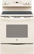 GE JB655DKCC 30" Star K Freestanding Electric Range with 5 Radiant Elements, 5.3 cu. ft. Oven Capacity, Bisque