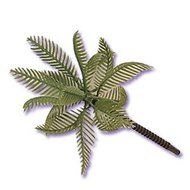 Large Plastic Palm Trees for Cake Decorating - 6 pc