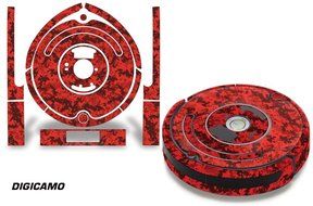 Vinyl Skin Decal Wrap For iRobot Roomba 650/655 Vacuum Stickers Accessory Kit DARKWOOD N2