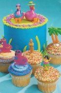 24 ct Pink Flamingo Luau Cupcake Picks