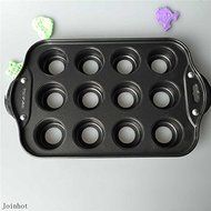 Muffin Round Shape Quiche Cupcake Tarts Pan New Iron Norpro Nonstick 12 Mini Cheesecake Pan