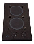 Kenyon B40575PUPS 6-1/2-Inch Lite-Touch Q 2-Burner Cooktop with PUPS and Touch Control, 120-volt, Black