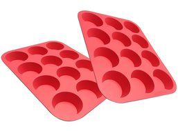 Chichic Set of 2 Silicone Muffin Pan, Cupcake Pan, Cupcake Maker, Cupcake Mold, 100% Food Grade Silicone, BPA... N7