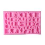 3D Small Graphic Silicone Fondant Mould Cake Decorating Baking Cookies Mold