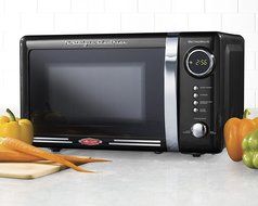 Nostalgia RMO770RED Retro Series 0.7 Cubic Foot 700-Watt Microwave Oven N4