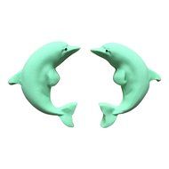 Karen Baking The Shape Of Dolphins Design 3 D Silicone Mold Chocolate Fudge Cake Decorating Tools N4