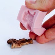 Miniature Western Saddle Silicone Mold Fondant, Mint, Resin, Clay, Flexible and Easy to Use. Perfect Size for... N4