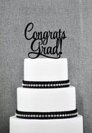 Congrats Grad Graduation Cake Topper Graduation Cake Topper Graduation Topper S273