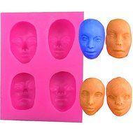 HT BAKEWARE | Four Forms Different Face Shape Silicone Mold