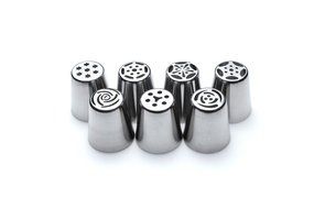 12PCS/Set Cake Decorating Tips Nozzles with Storage Box - Pastry Frosting Icing Russian Piping Tips - Sugarkraft...