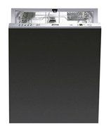 Smeg STA4645U Fully Integrated Dishwasher with 10 Place Settings and 5 Wash Cycles, 18", Stainless Steel