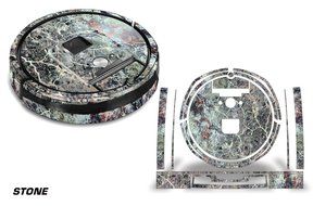 Skin Decal Wrap For iRobot Roomba 980 Vacuum Stickers Accessory Kit STONE
