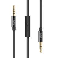 ROCK Stylish 3.5mm Multifunctional Audio Cable for AUX Devices, In-line Control, Tangle-free, High Flexibility... N3