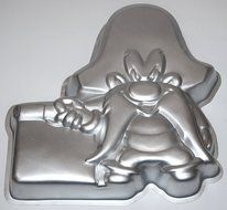 Wilton Yosemite SAM Cake Pan Looney Tunes Cowboy Gun 1981, # 502-2908 Retired N4