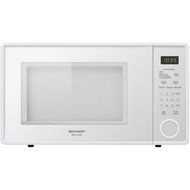 Sharp 1.1 Cu. Ft. 1000W Countertop Microwave, Microwave Oven, Smooth White