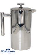 Platinum French Press Coffee Stainless Steel Double Wall 1000ml / 34OZ 1 Liter Insulated Double Wall. Makes 8... N4