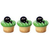 Baltimore Ravens Cupcake Rings 24 Count
