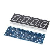 DIY Electronic 4 Digit Large Screen LED Clock Kit Temperature Display Red inventor Learning Electronic Kit Toy... N3