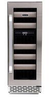 Whynter BWR-171DS Elite 17-Bottle Seamless Stainless Steel Door Dual Zone Built-in Wine Refrigerator
