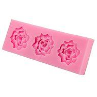 Let&#039;S Diy 3 Holes Roses Molds For Fondant Sugar Jello Jelly Ice Soap Cake Decorating Tools Foundant Silicone Moulds N2