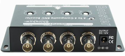 Shinybow 4x4 (4:4) Composite BNC Video Booster Extender Distribution Amplifier SB-2811 N3