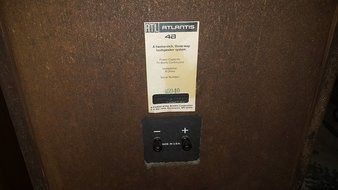 1976 ATLANTIS 4A Home LOUD Speakers 3 Way 70 Watt 12" Speakers N3