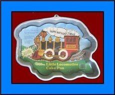 Wilton Little Locomotive Choo-Choo Train Cake Pan (502-3649, 1983)