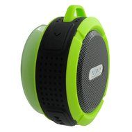 NOBUX SOUND-PUCK GREEN WIRELESS SPEAKER, WEATHER POOF IP65 + 3.3' Sync Charger Cable Micro USB + Dual usb wall...
