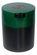 Coffeevac 1/2 lb - The Ultimate Vacuum Sealed Coffee Container, Green Cap &amp; Black Body
