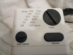 Portable Am/fm Alarm Clock Radio with Led Display N2