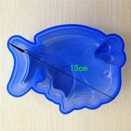 FLY 2PCS Whale Fish Shape Silicone Cake Pans Baking Mold N3