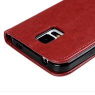 S5 Case,Samsung Galaxy S5 Case (i9600) - Wallet Embossed Flower Tree PU Leather Soft TPU Inner Cover with Magnetic...