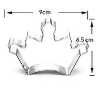Y&amp;XL&amp;H King's / Queen's Crown Shape Cookie Cutters Fruit Cut Molds Stainless Steel N2