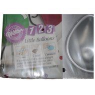 Wilton 1 2 3 Little Balloons Cake Pan New in Package Makes 4 N2